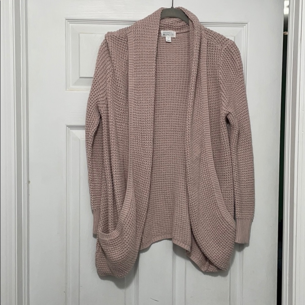 Pink Knit Cardigan